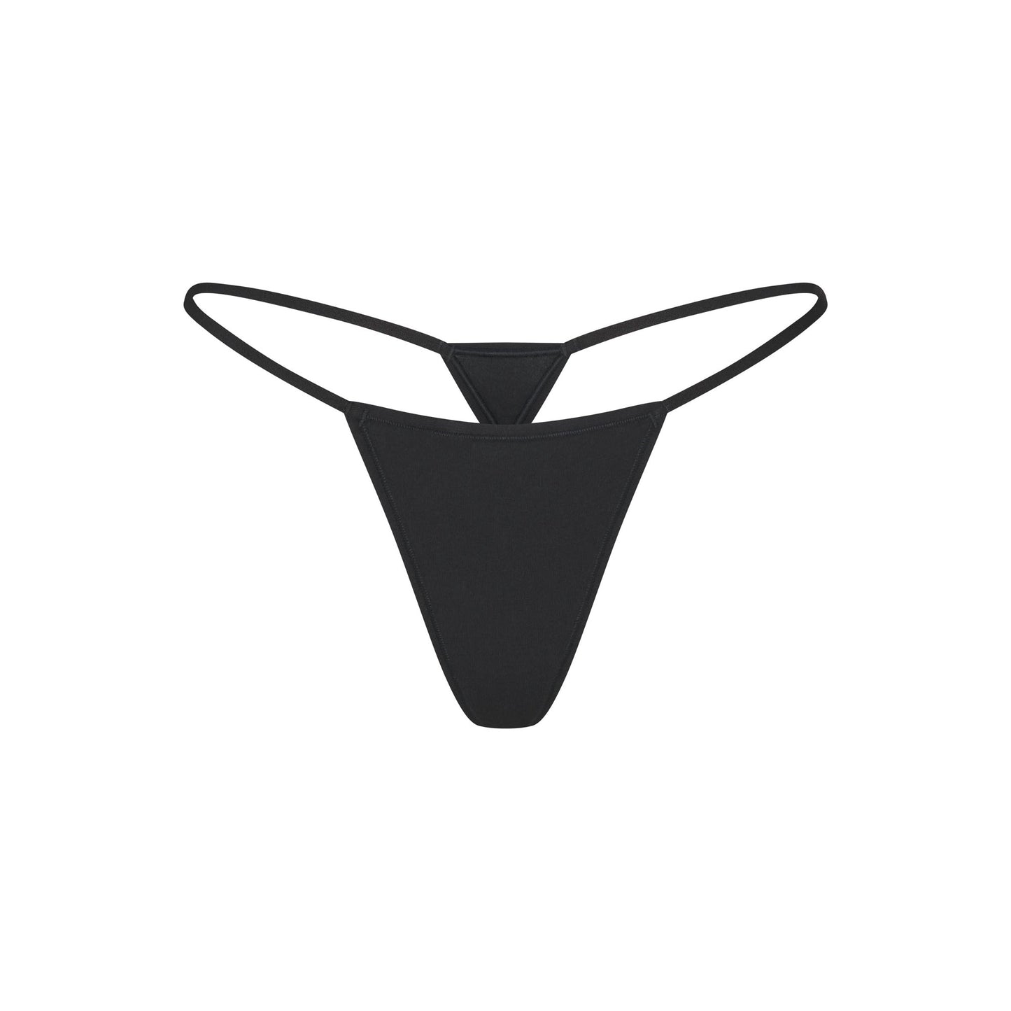 EVERYDAY COTTON STRING THONG | ONYX