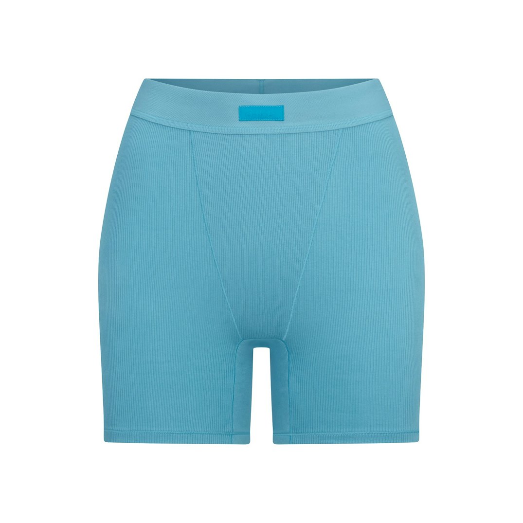 COTTON RIB BOXER | WATER