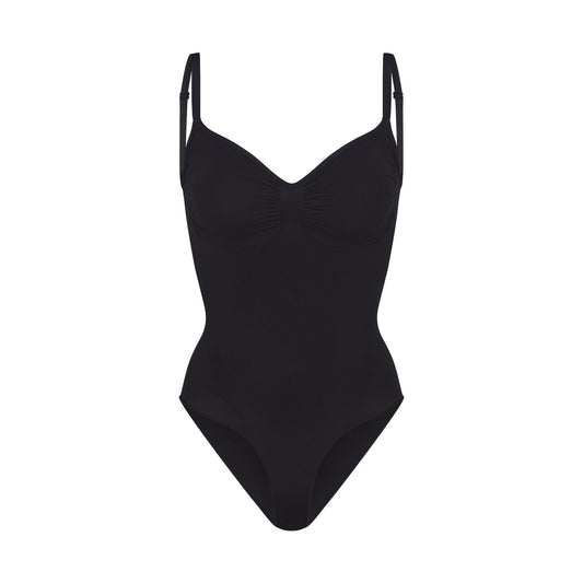 SEAMLESS SCULPT BRIEF BODYSUIT | ONYX