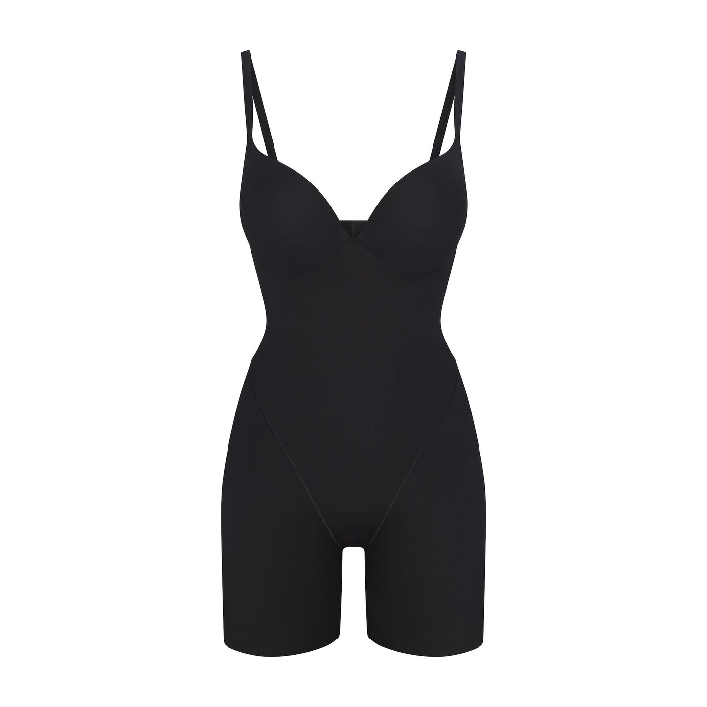 SKIMS ULTIMATE BODY PUSH-UP BUTT ENHANCING PADDED MID THIGH BODYSUIT | ONYX