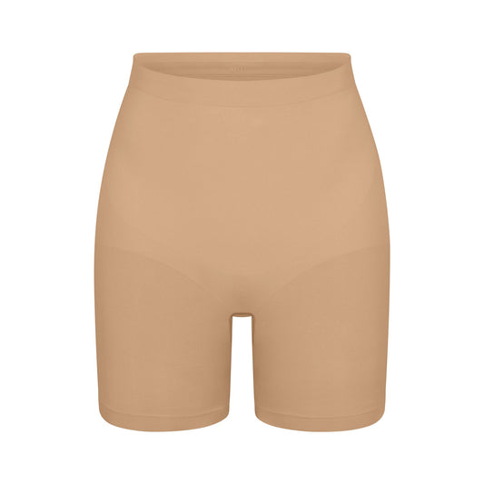 SEAMLESS SCULPT MID THIGH SHORT | CLAY