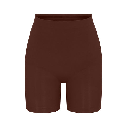 SEAMLESS SCULPT MID THIGH SHORT | COCOA