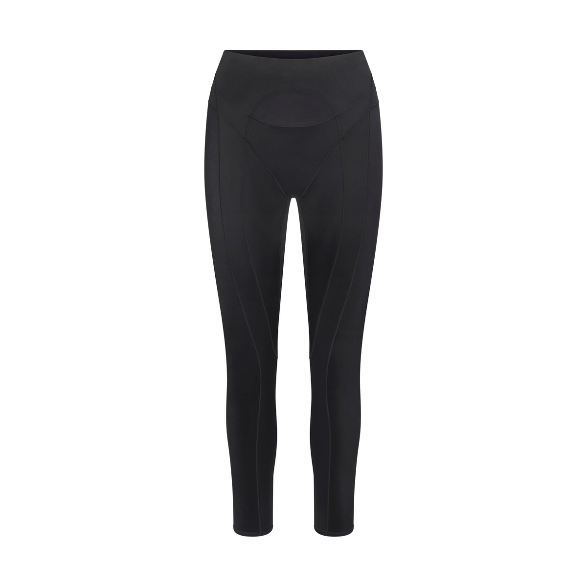 NikeSKIMS SATIN SHINE PANELED 26 LEGGING | OBSIDIAN