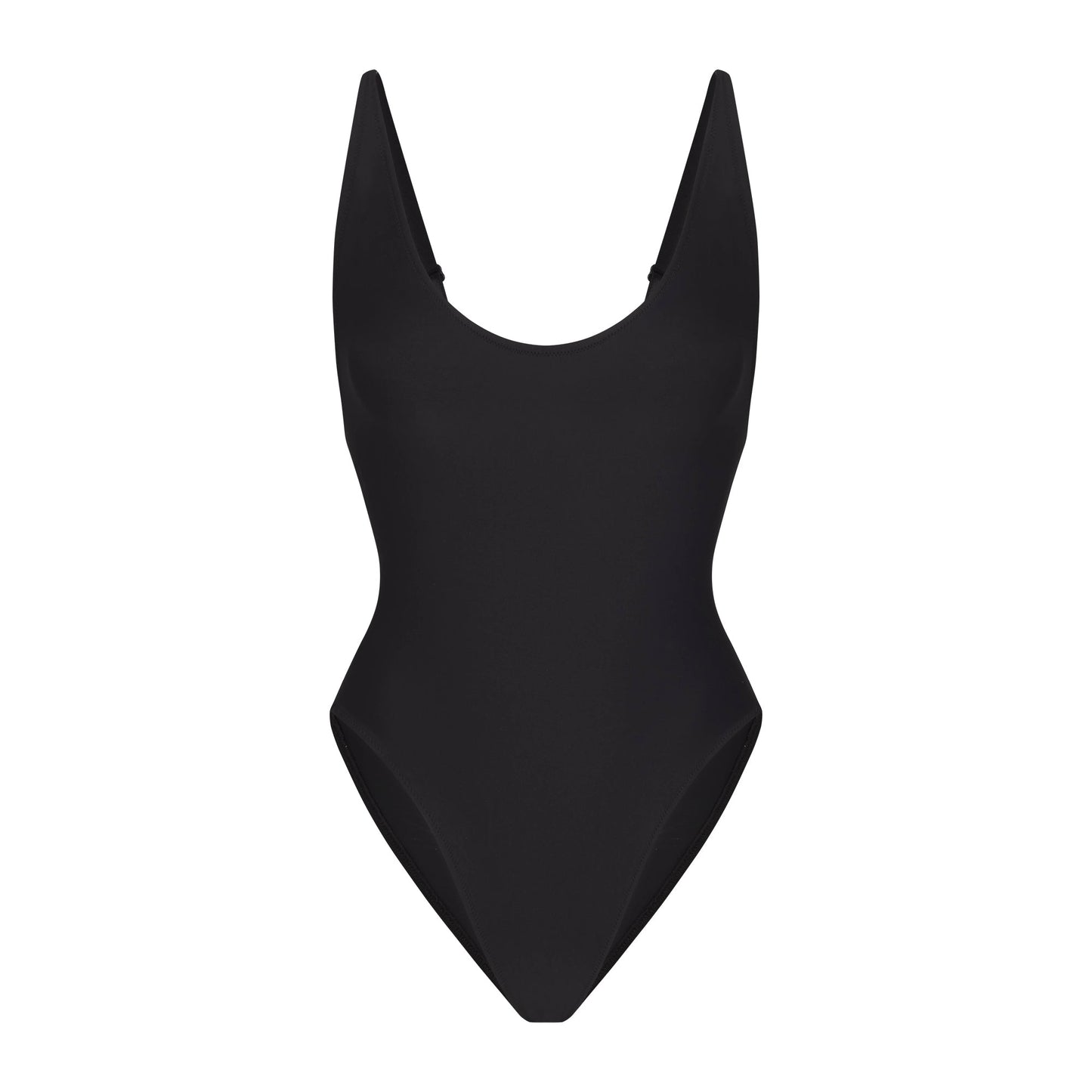 SIGNATURE SWIM SCOOP NECK ONE PIECE | ONYX