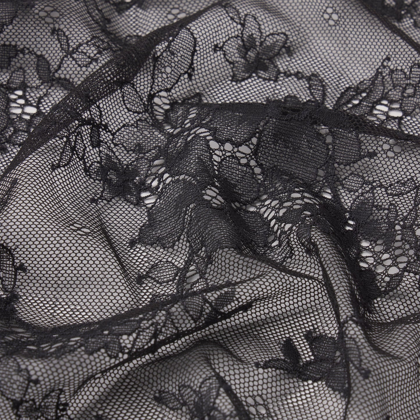 ULTRA FINE LACE TIE FRONT CAMI | ONYX