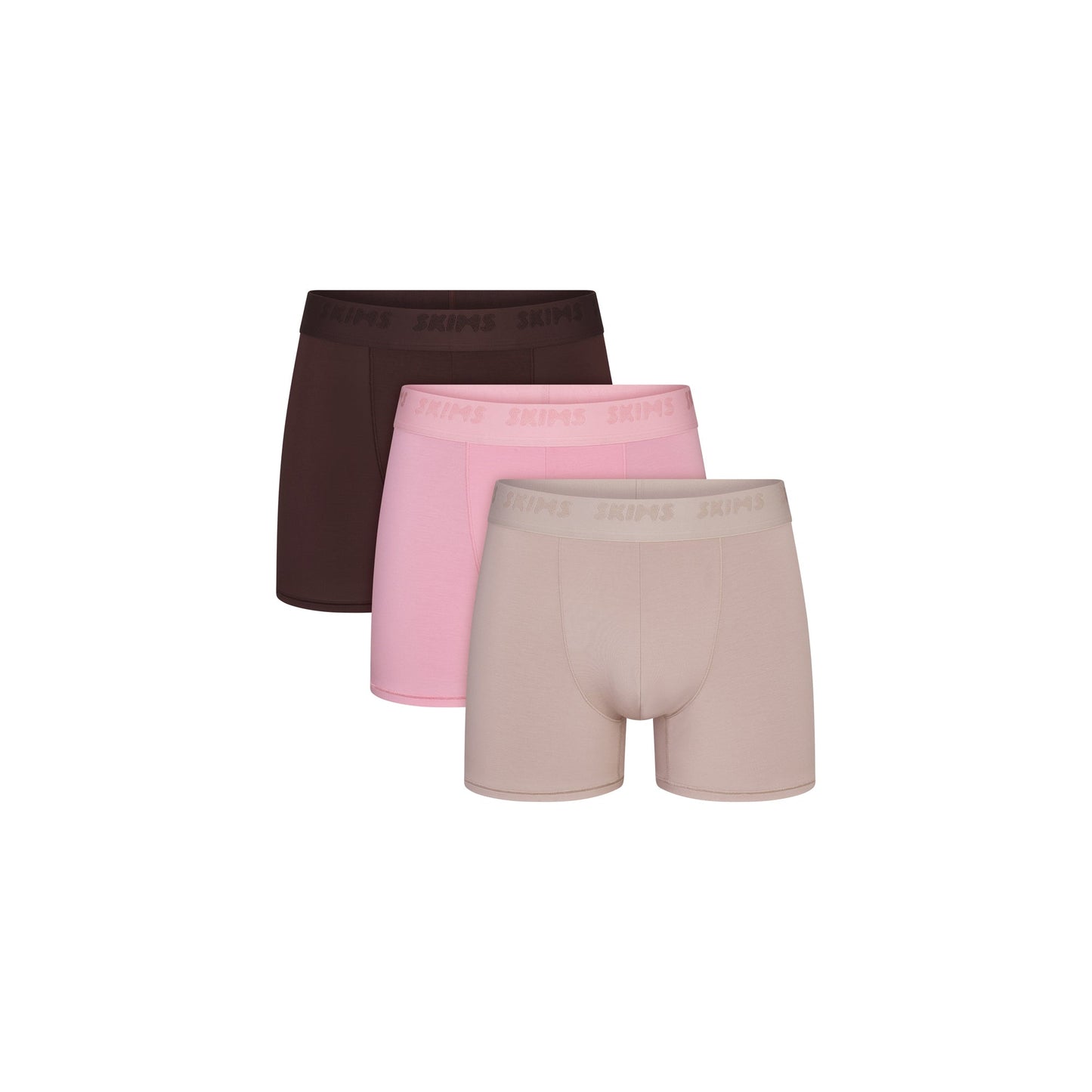 SKIMS STRETCH MENS 3" BOXER BRIEF 3-PACK | HALITE STONE MULTI