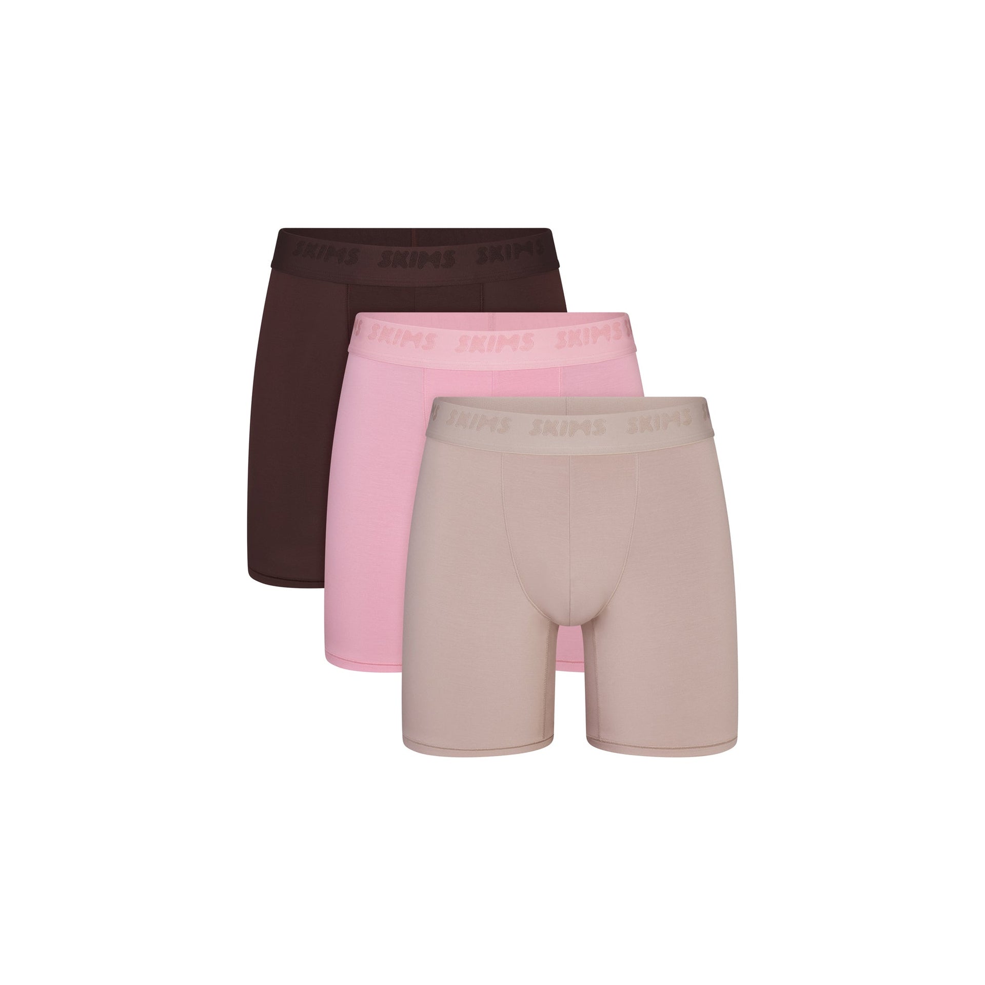 SKIMS STRETCH MENS 5" BOXER BRIEF 3-PACK | HALITE STONE MULTI