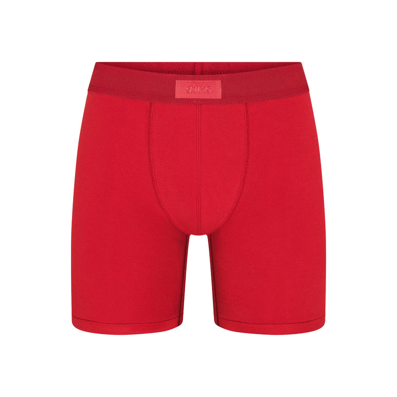 SKIMS COTTON MENS 5" BOXER BRIEF 3-PACK | RUBY ESPRESSO MULTI