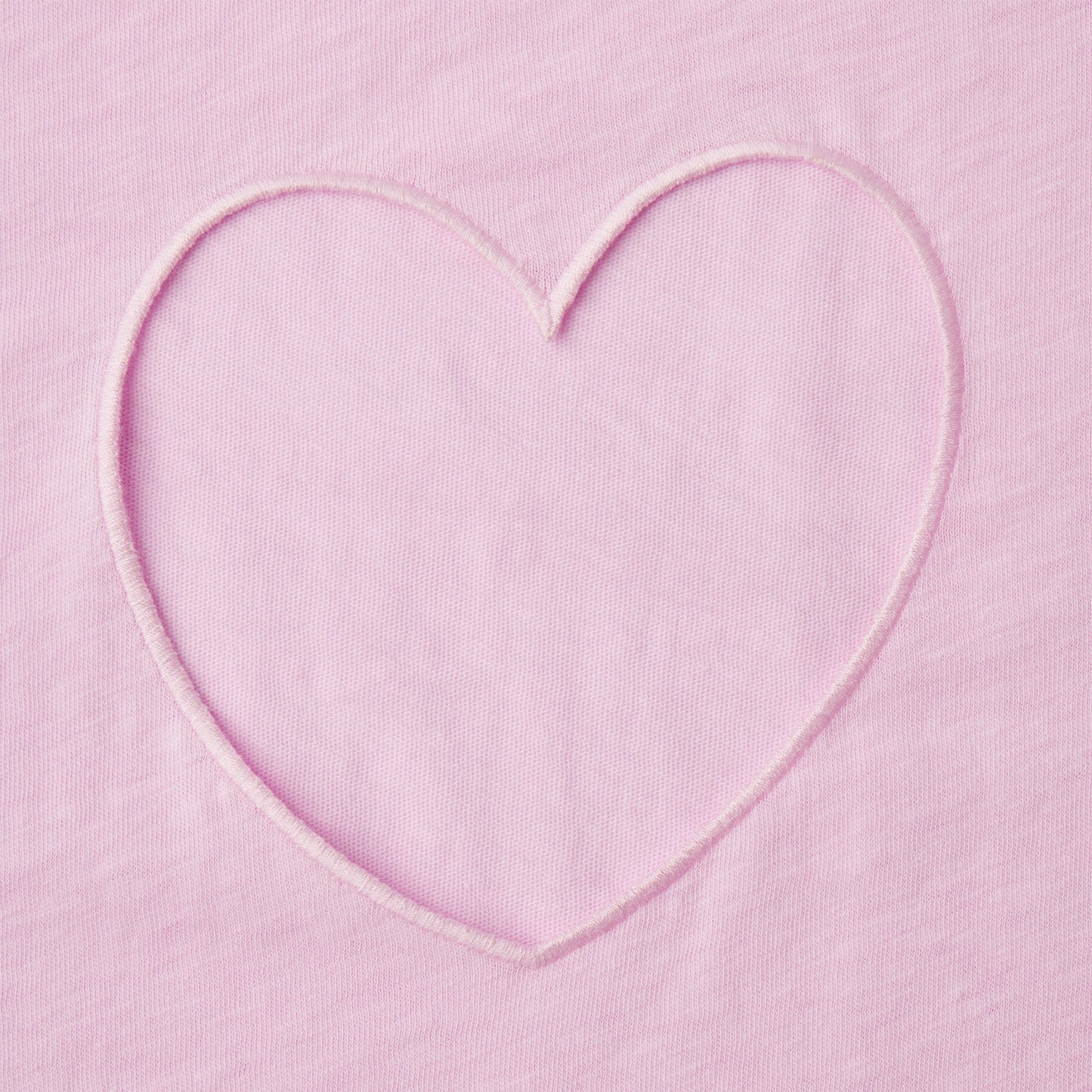 WORN IN JERSEY HEART BABY TEE | BABY PINK