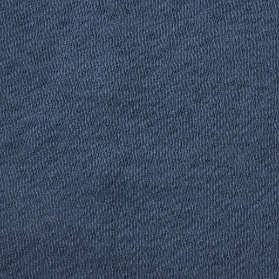 WORN IN JERSEY MOCK NECK TOP | INDIGO