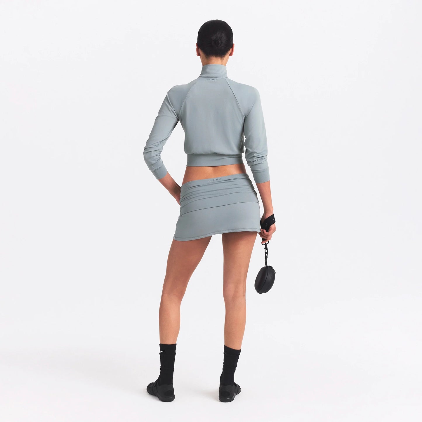 NikeSKIMS AIRY FOLDOVER SKORT | WASHED PACIFIC