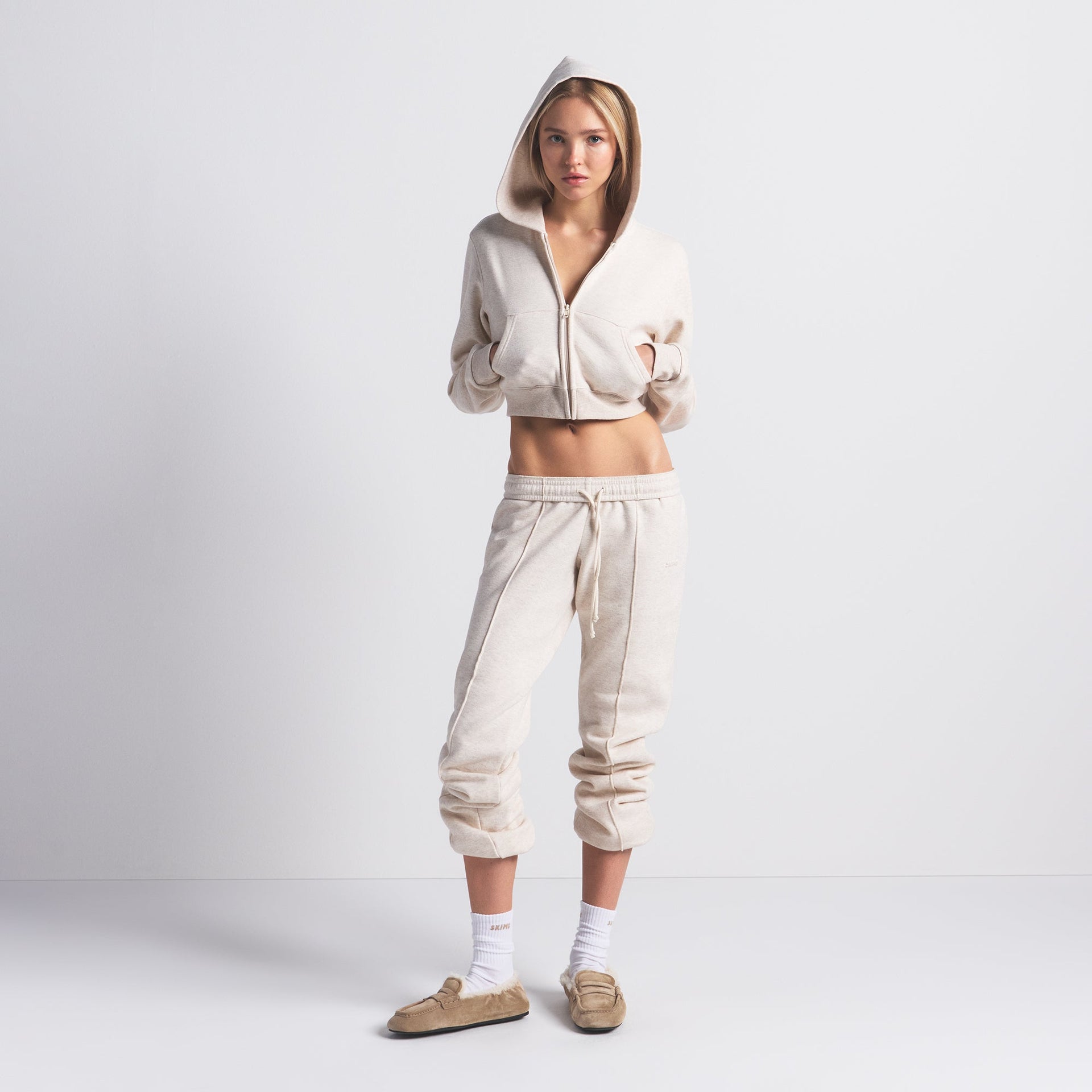 RIBBED CREW LOGO SOCK 3-PACK | SNOW