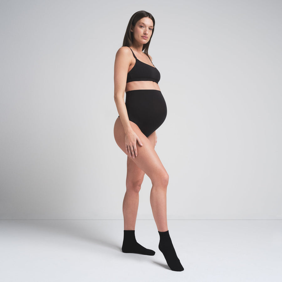 COTTON JERSEY MATERNITY NURSING SCOOP BRALETTE | SOOT