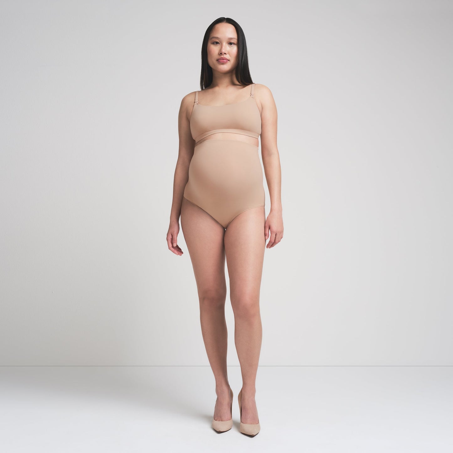 FITS EVERYBODY MATERNITY NURSING SCOOP BRALETTE | CLAY