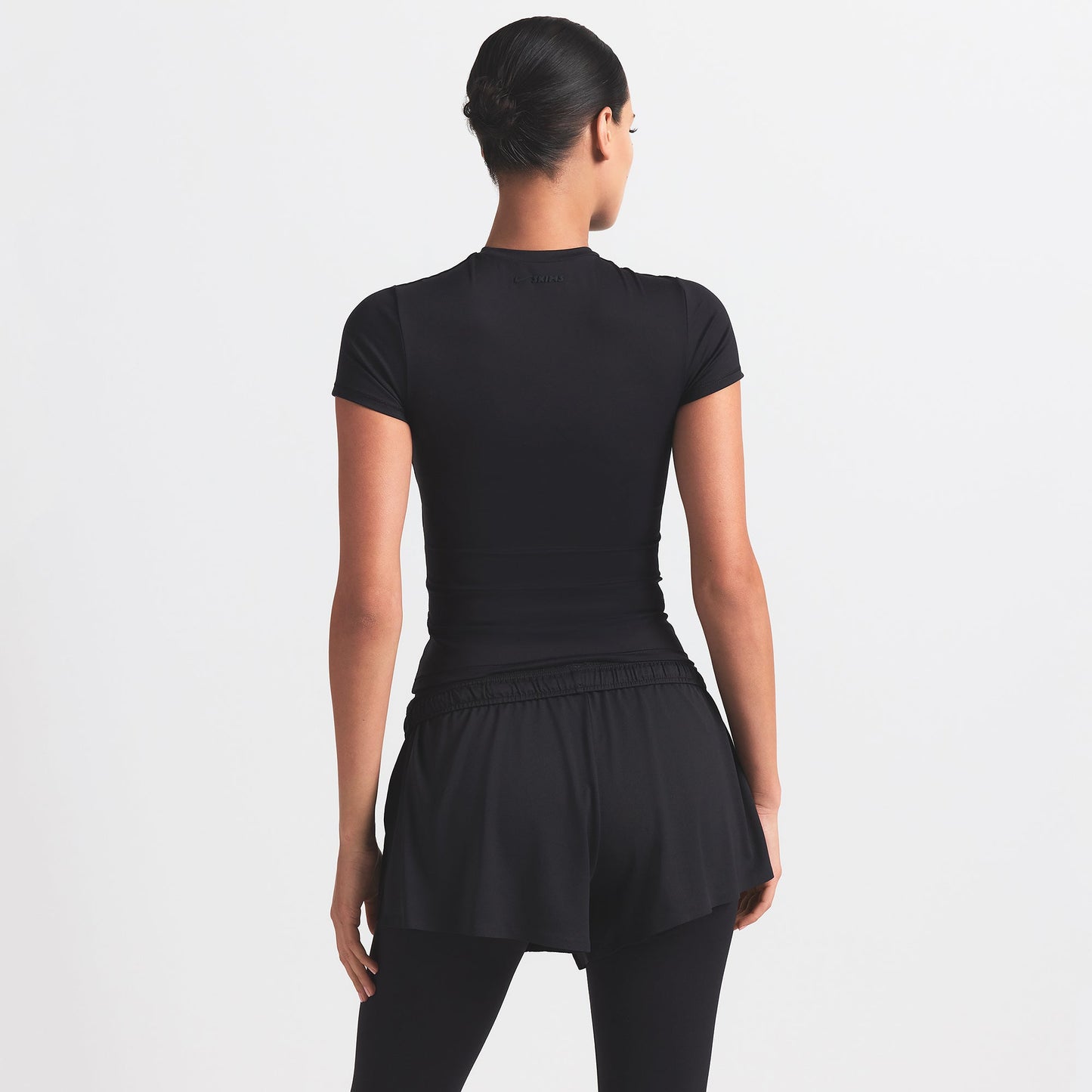 NikeSKIMS MATTE PADDED BABY TEE | OBSIDIAN