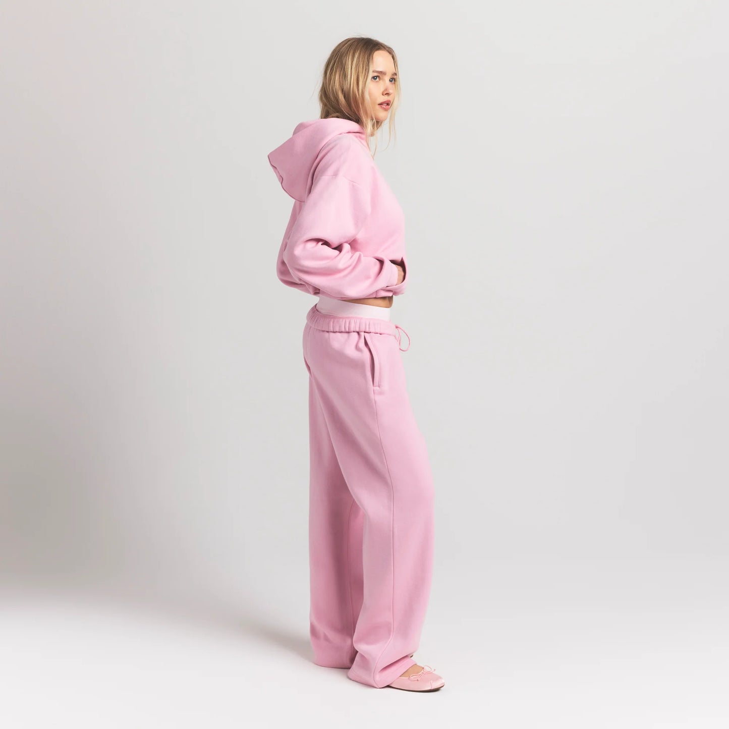 COTTON FLEECE CLASSIC STRAIGHT LEG PANT | HALITE