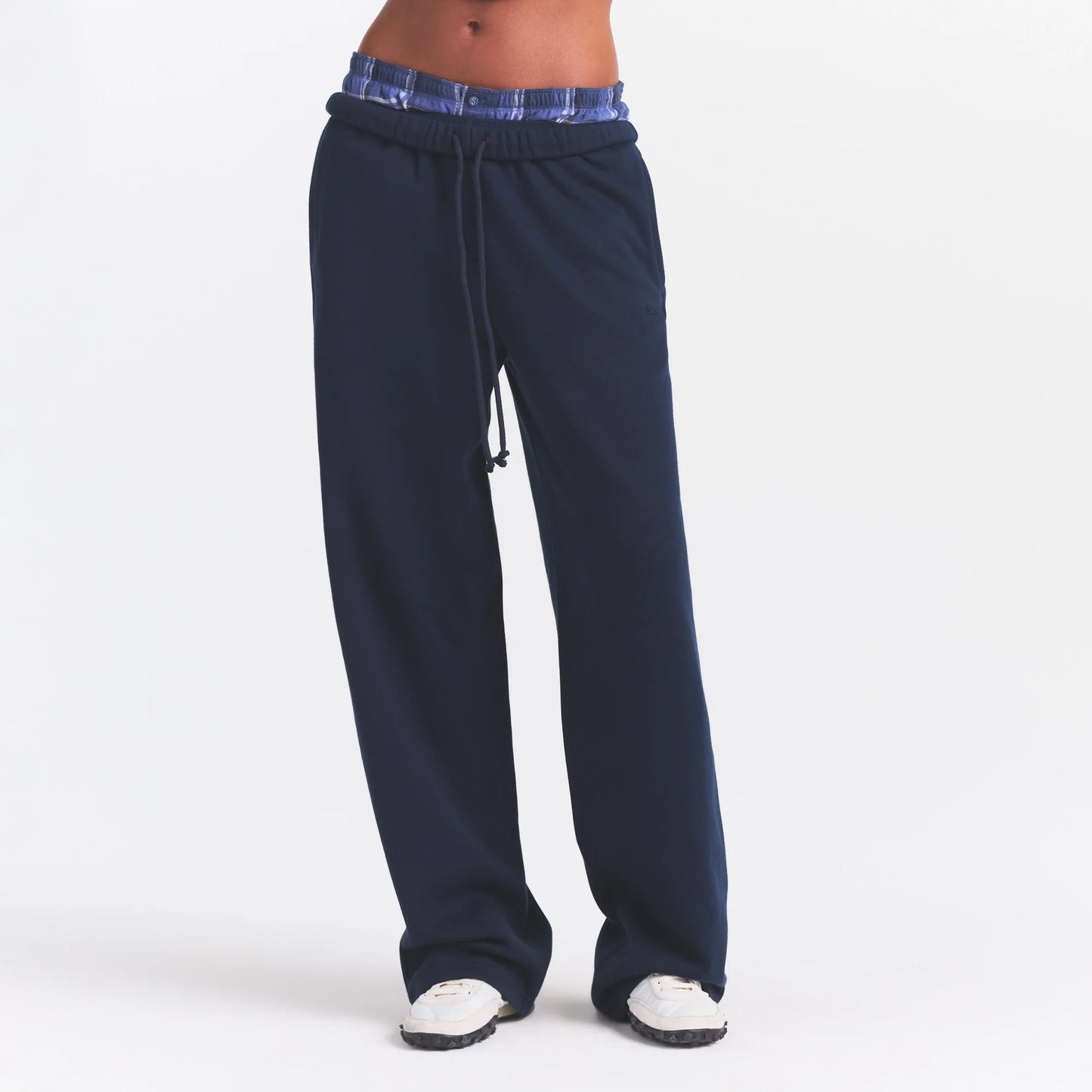 COTTON FLEECE CLASSIC STRAIGHT LEG PANT | NAVY