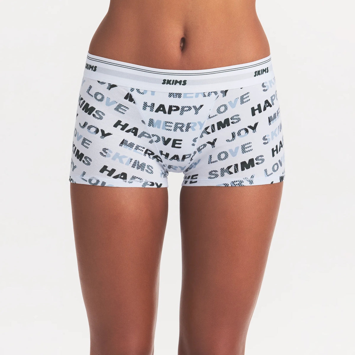 BOYFRIEND LONG SLEEVE AND MINI BOXER SET | BLUE QUARTZ MERRY SKIMS