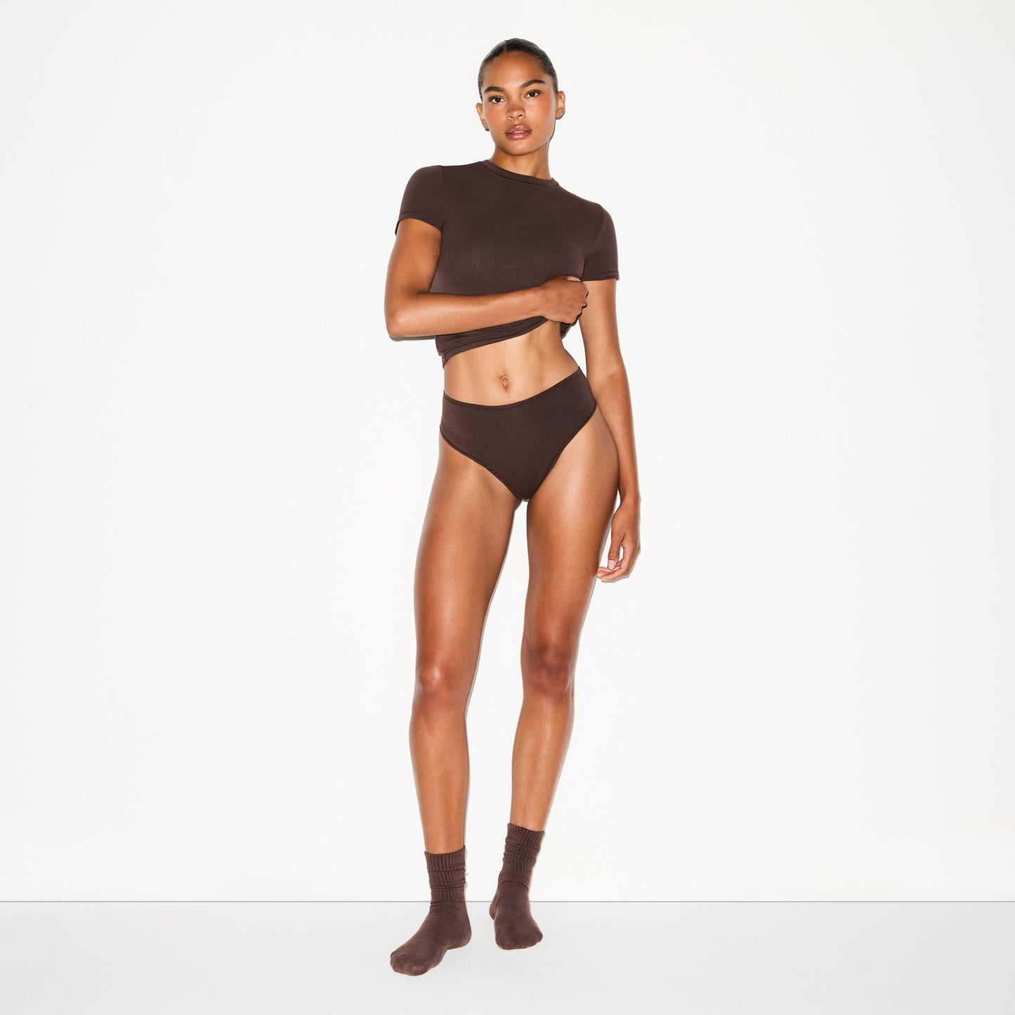PERIOD PANTIES THONG | ESPRESSO