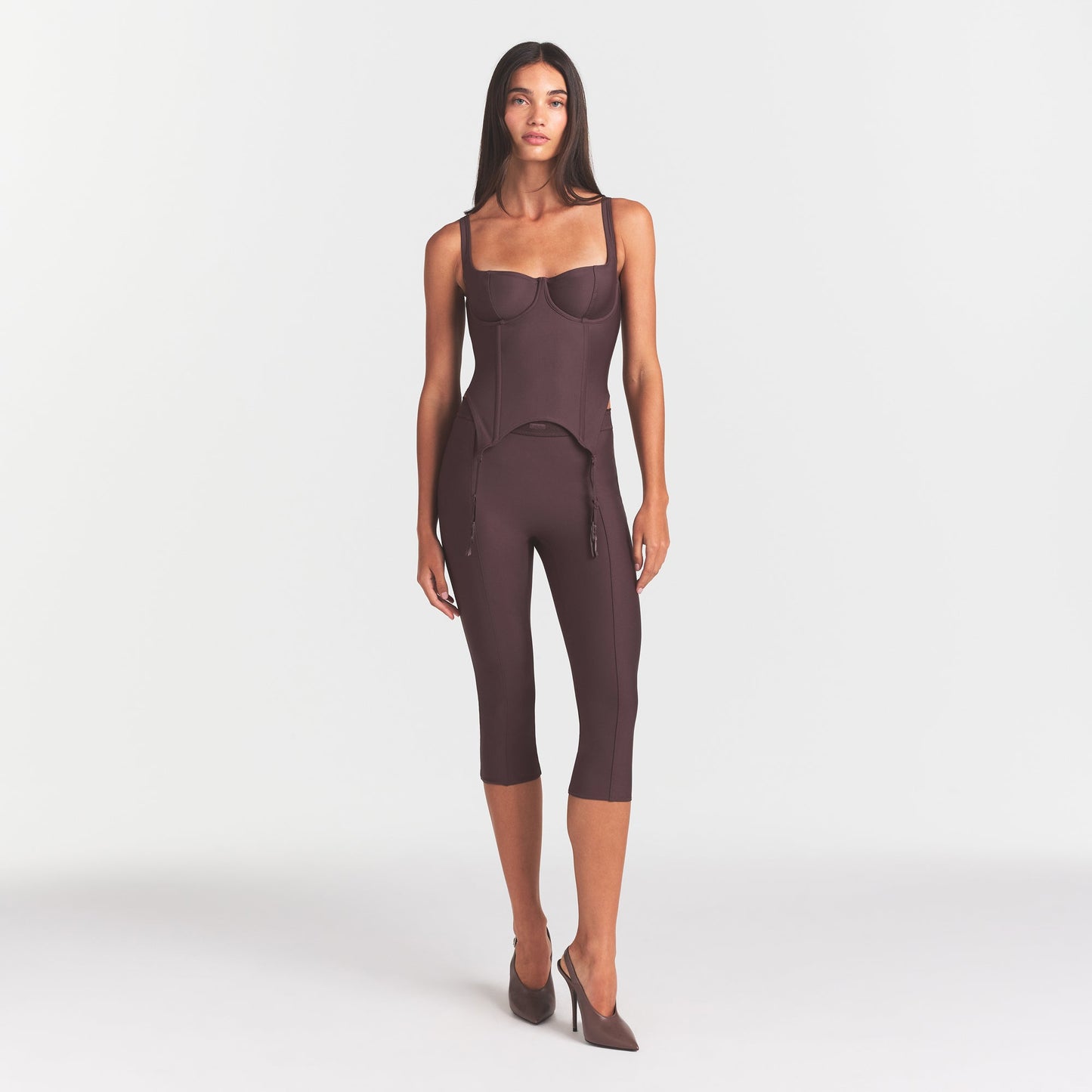 SKIMS BODY CORSET | RAISIN
