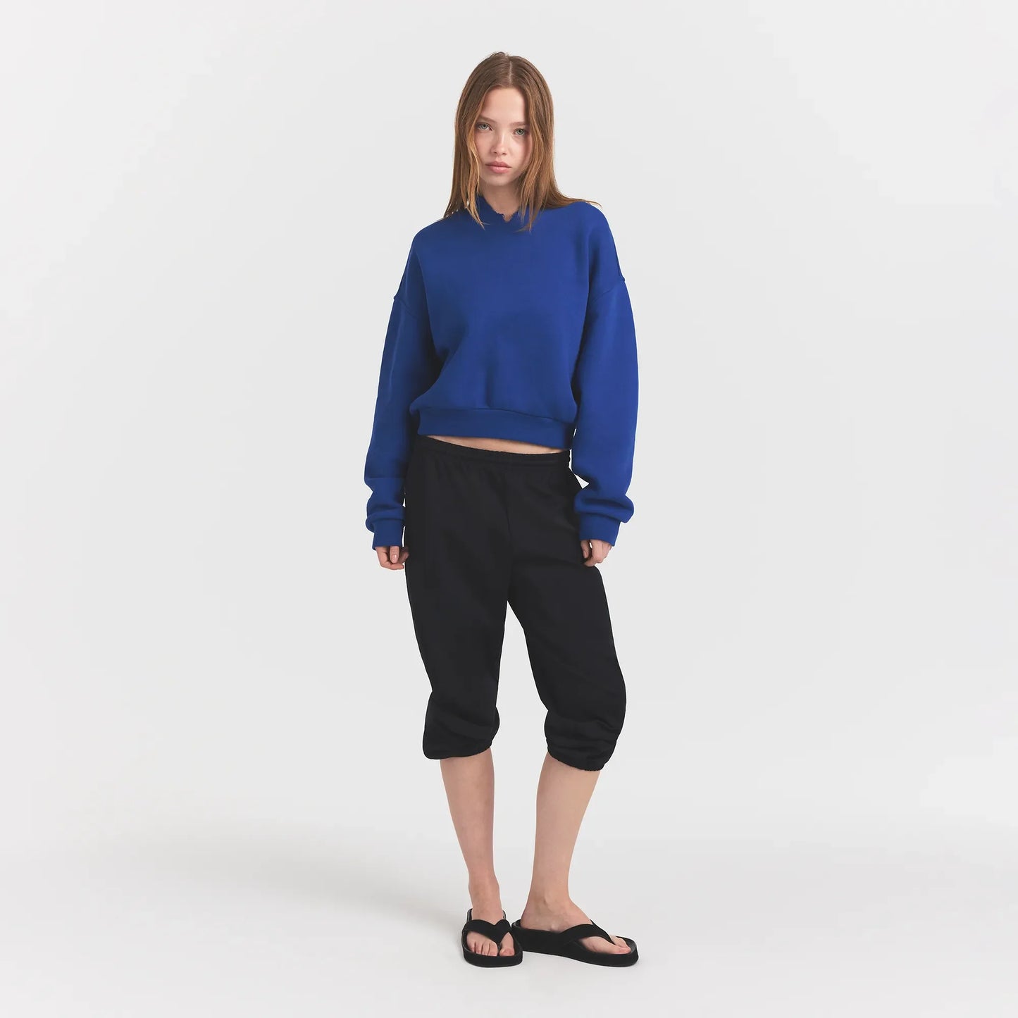HEAVYWEIGHT FLEECE CREWNECK | COBALT