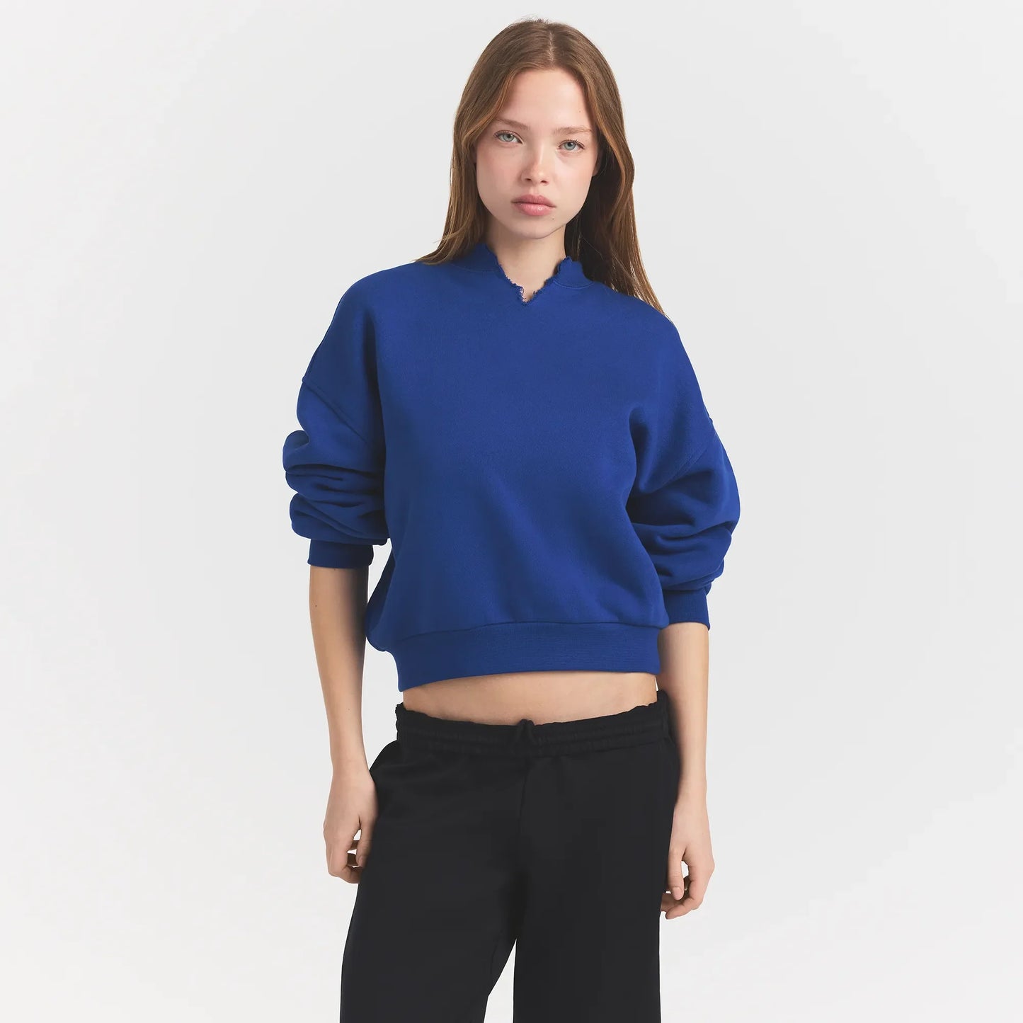 HEAVYWEIGHT FLEECE CREWNECK | COBALT
