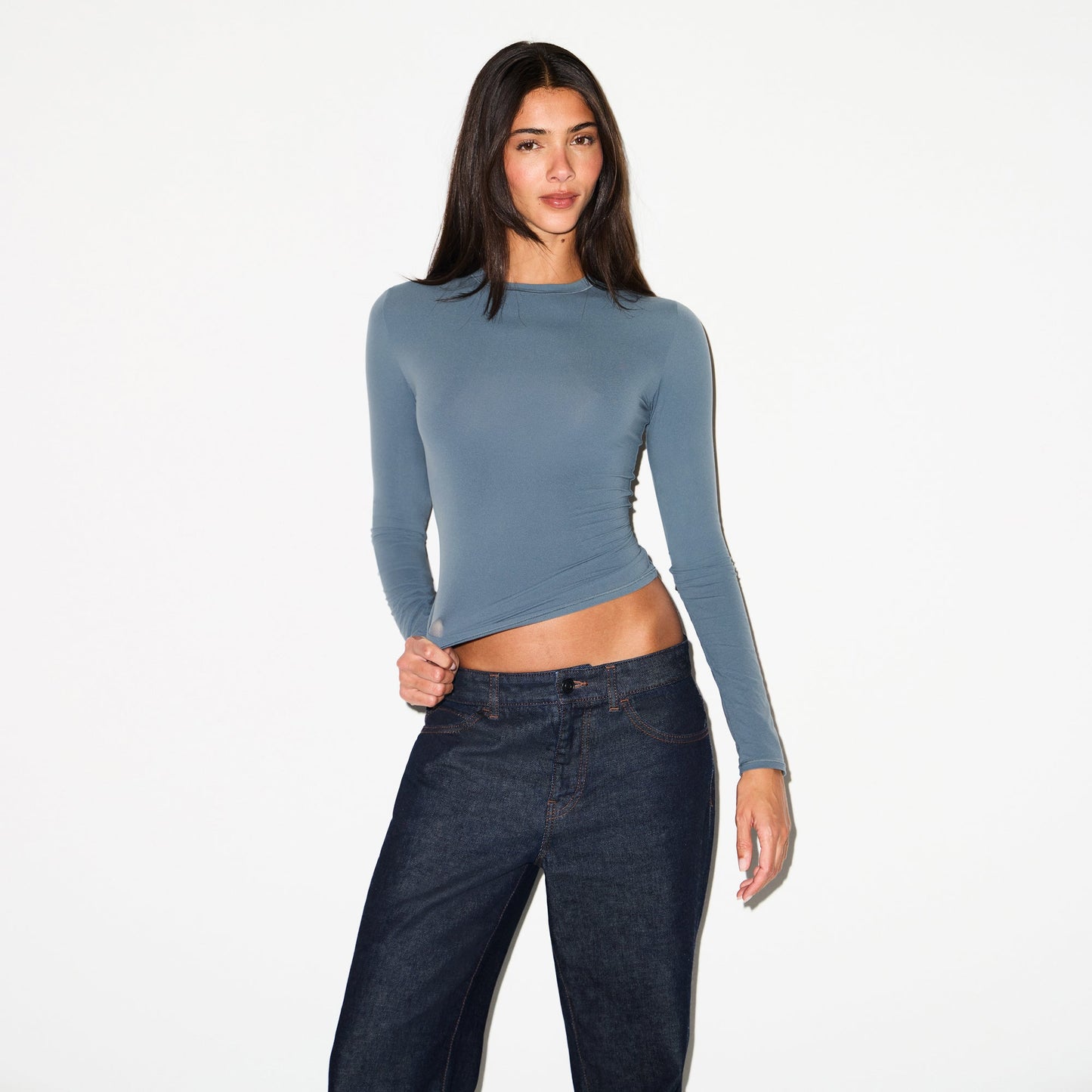 FITS EVERYBODY LONG SLEEVE T-SHIRT | ZIRCON