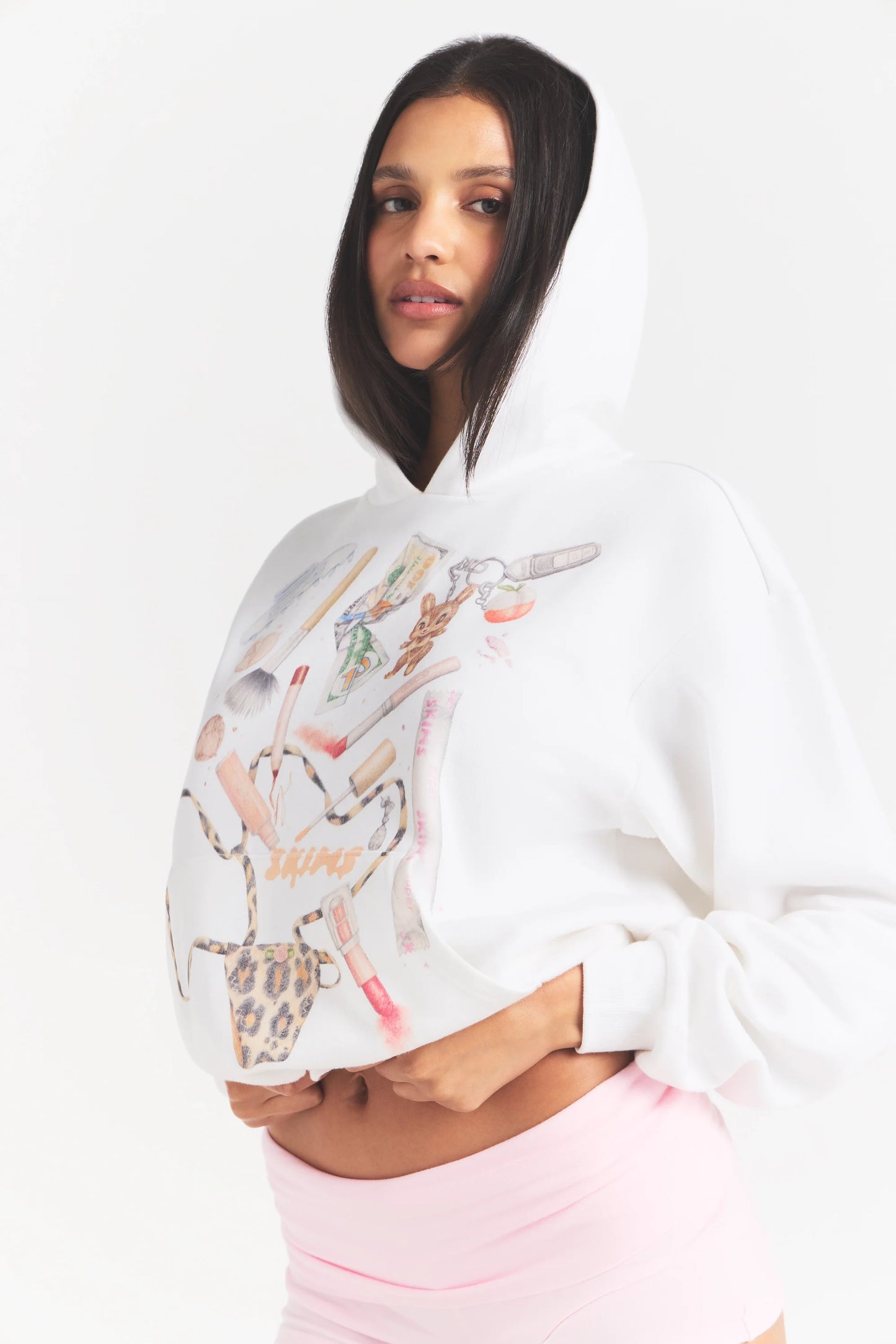 COTTON FLEECE CLASSIC HOODIE | SNOW IN MY BAG