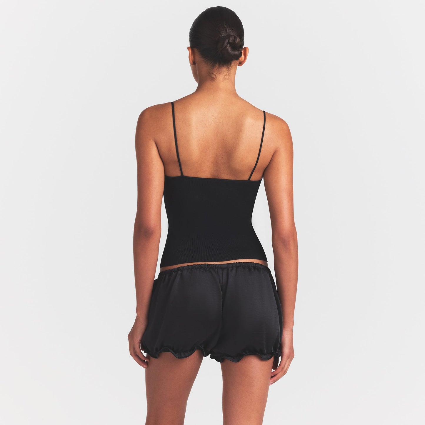REFINED KNIT CAMI | OBSIDIAN