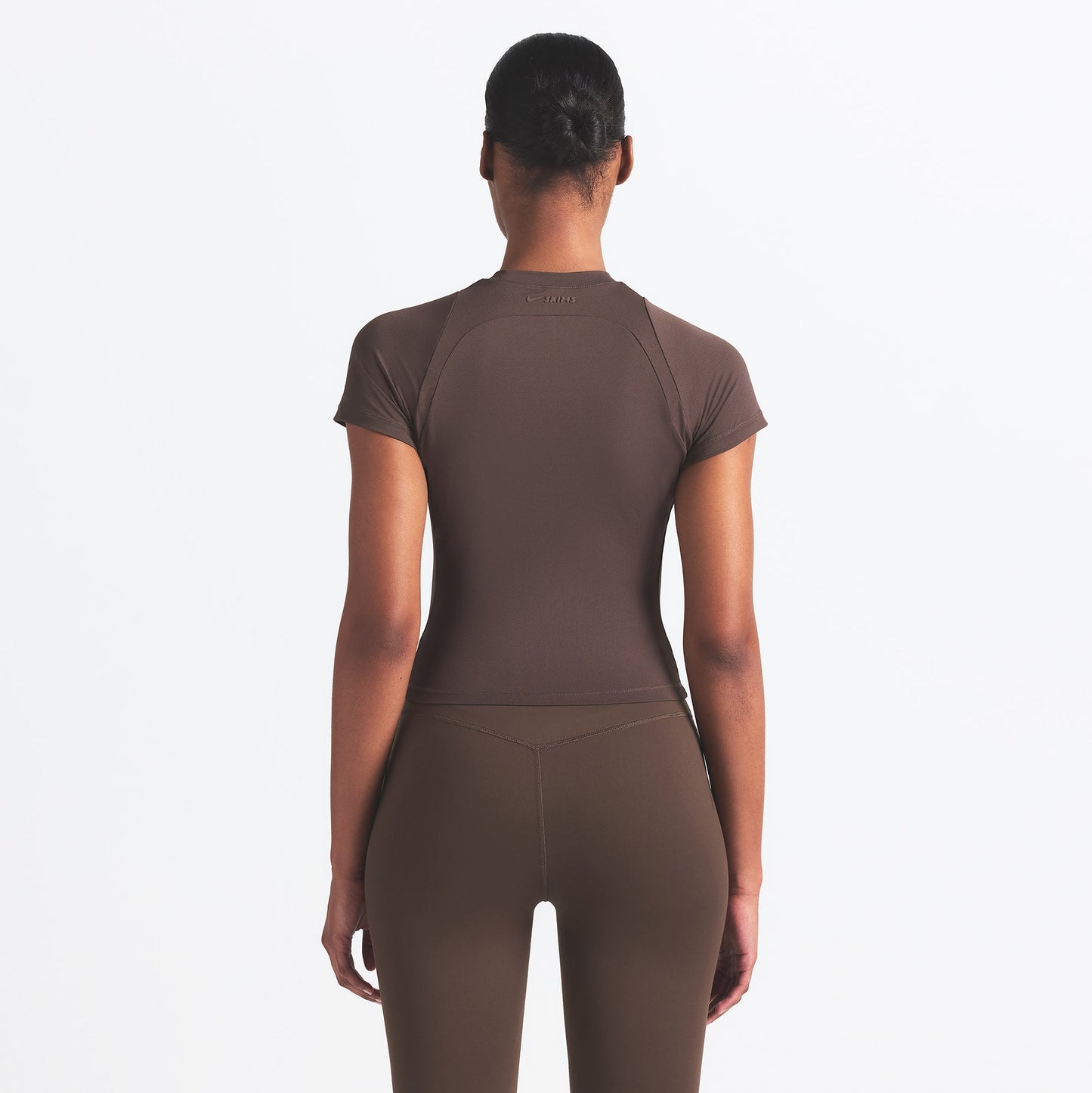 NikeSKIMS AIRY BABY TEE | DARK SEPIA