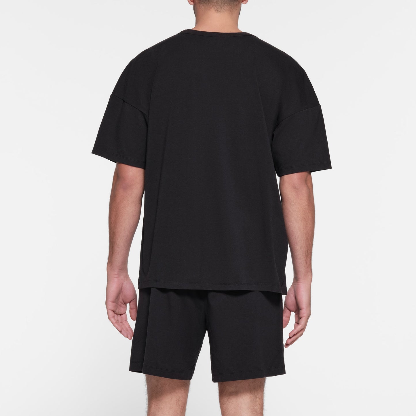 JERSEY LOUNGE MENS OVERSIZED T-SHIRT | OBSIDIAN