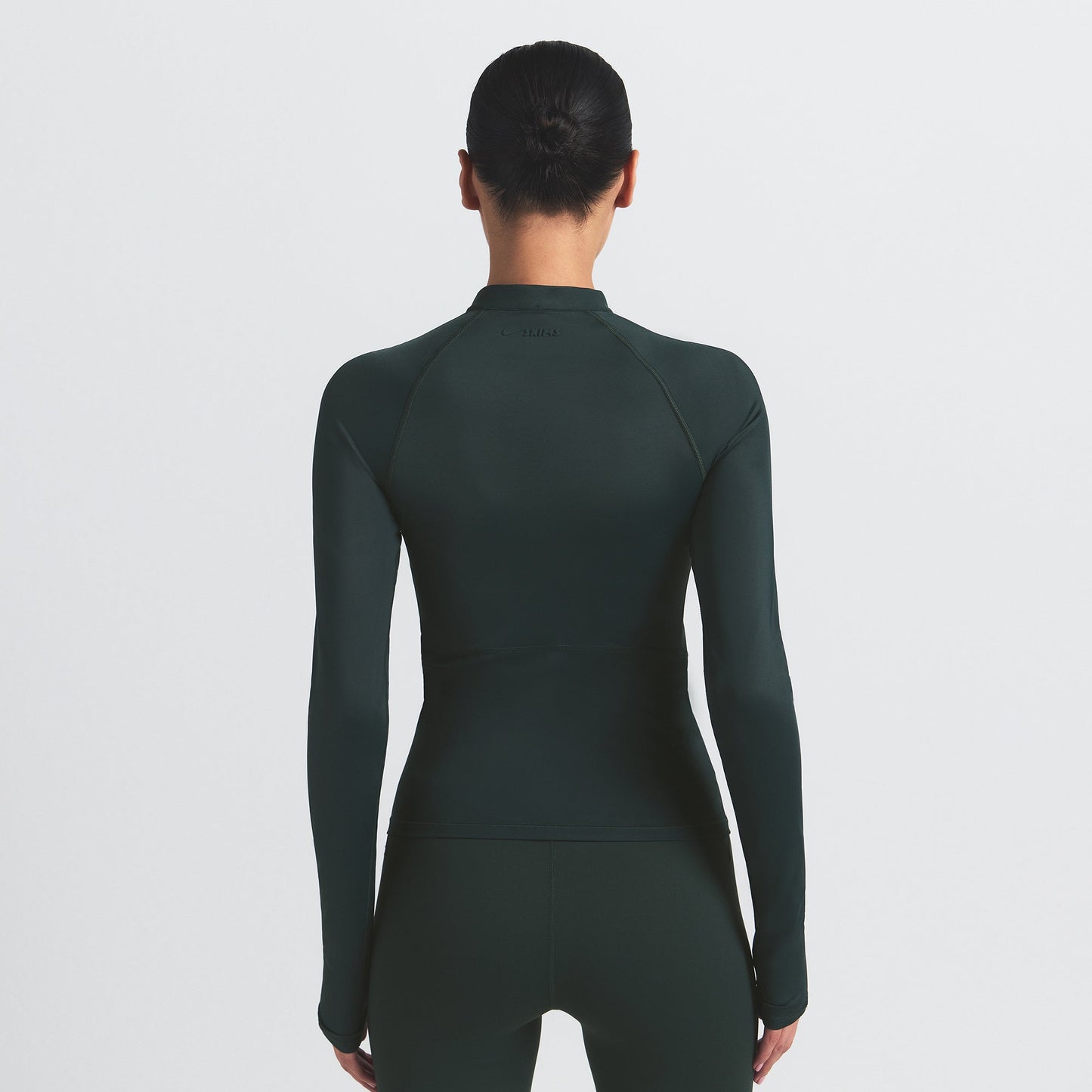 NikeSKIMS SHINE LONG SLEEVE HALF ZIP | DARK TEAL
