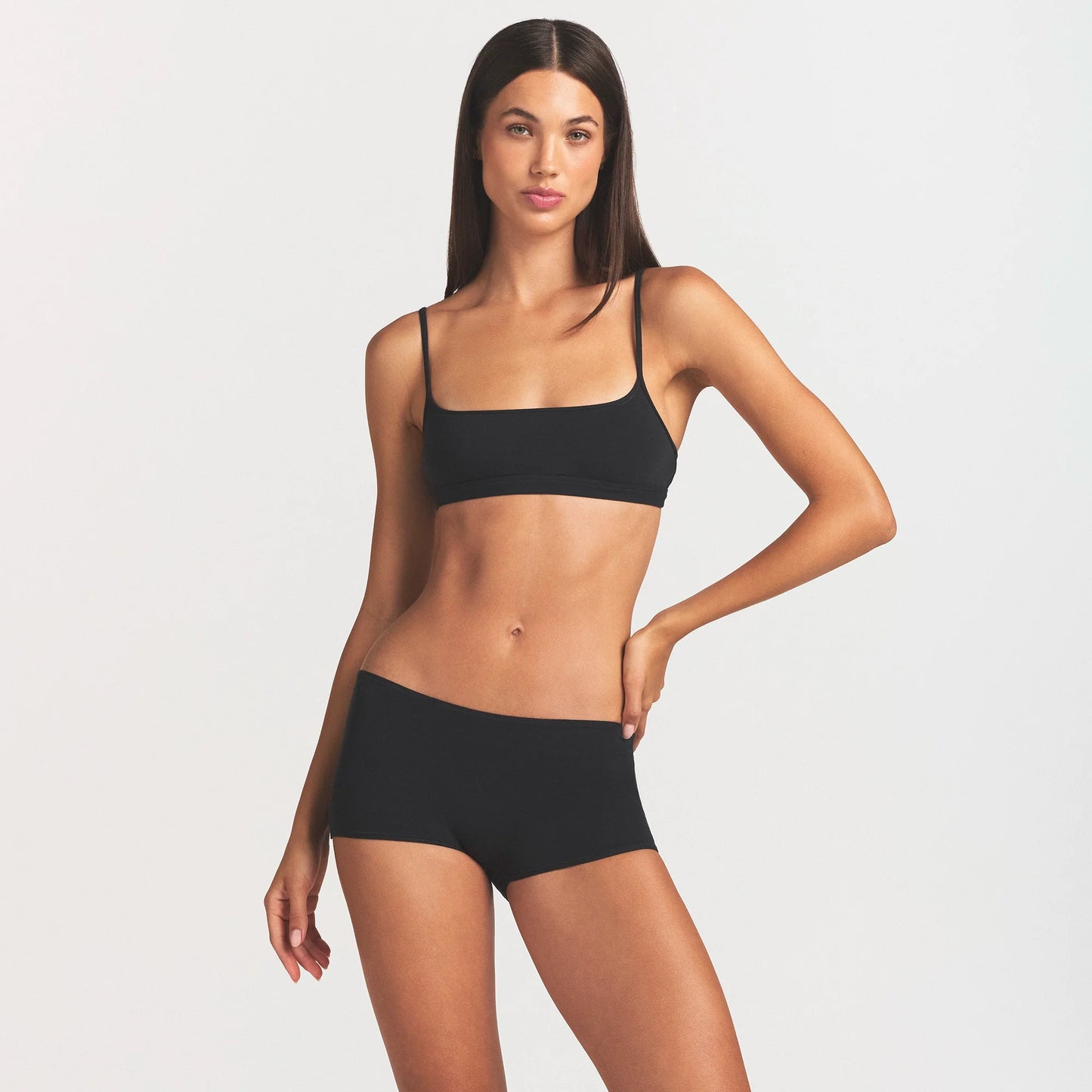 EVERYDAY COTTON BOY SHORT | ONYX