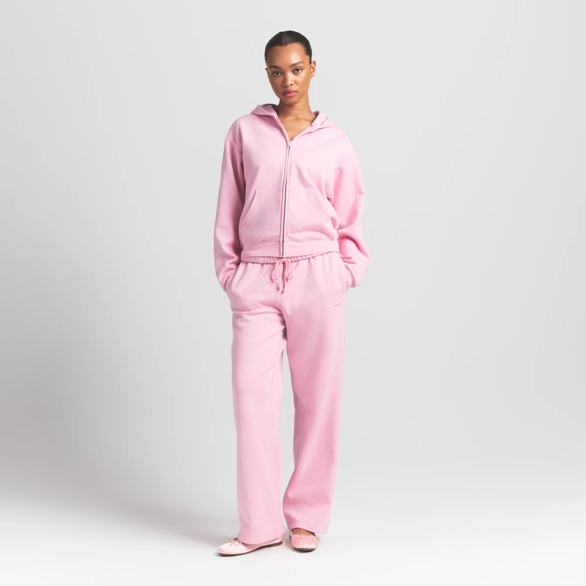 COTTON FLEECE CLASSIC ZIP UP HOODIE | HALITE