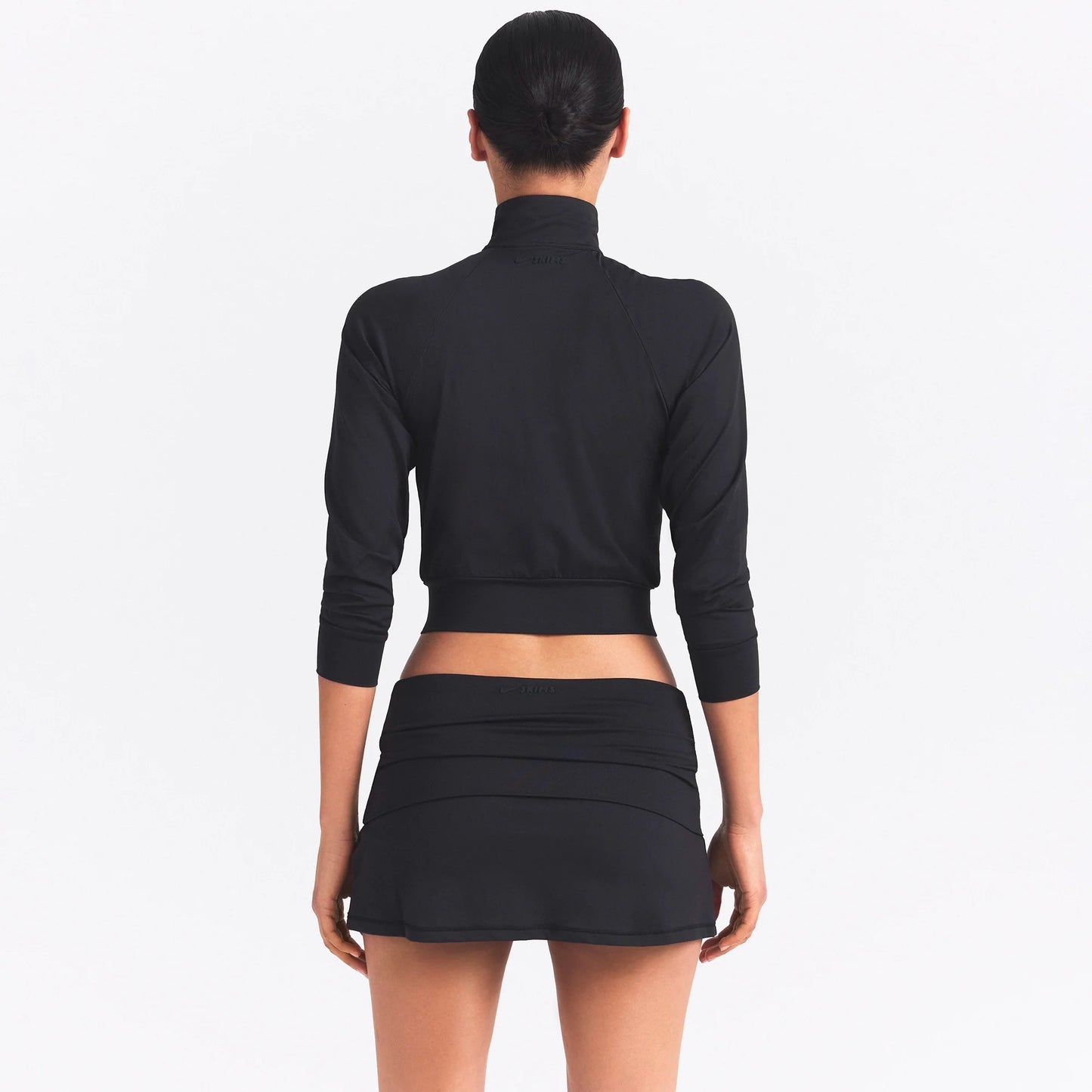 NikeSKIMS AIRY CROPPED TRACK JACKET | OBSIDIAN